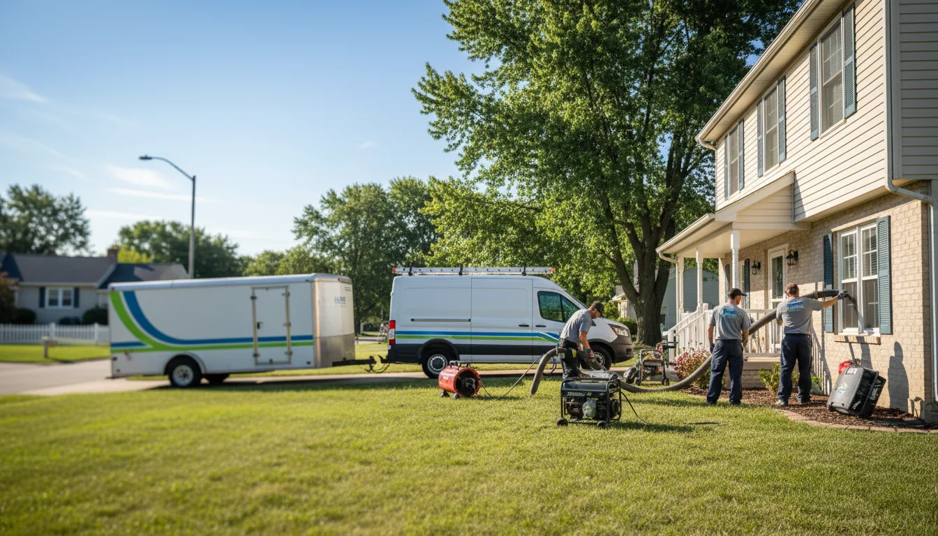 Flooded Basement Restoration And Cleanup With Repair in Alexander, IA near me